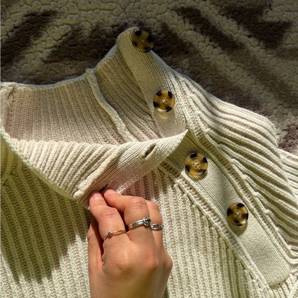 The Gap Ribbed Mockneck Knit Pullover Sweater - Picture 5 of 8